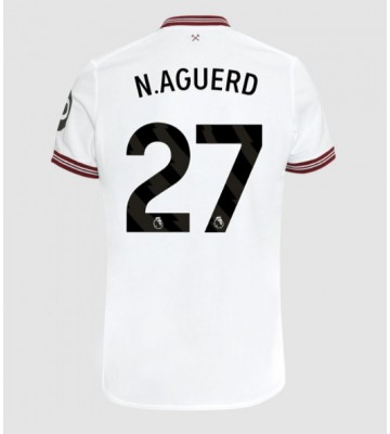 West Ham United Nayef Aguerd #27 Replika Udebanetrøje 2023-24 Kortærmet